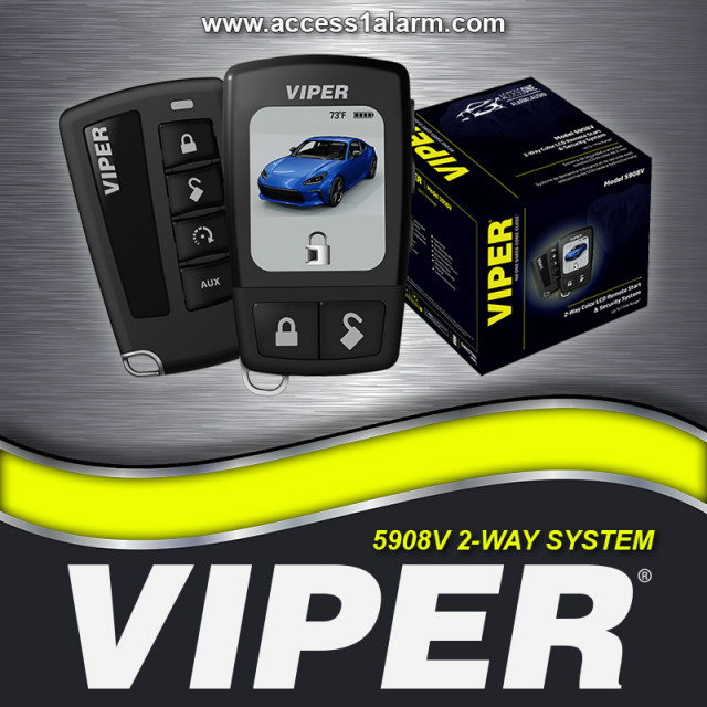 Viper 5908V 2-Way LCD Premium Security Remote Start System